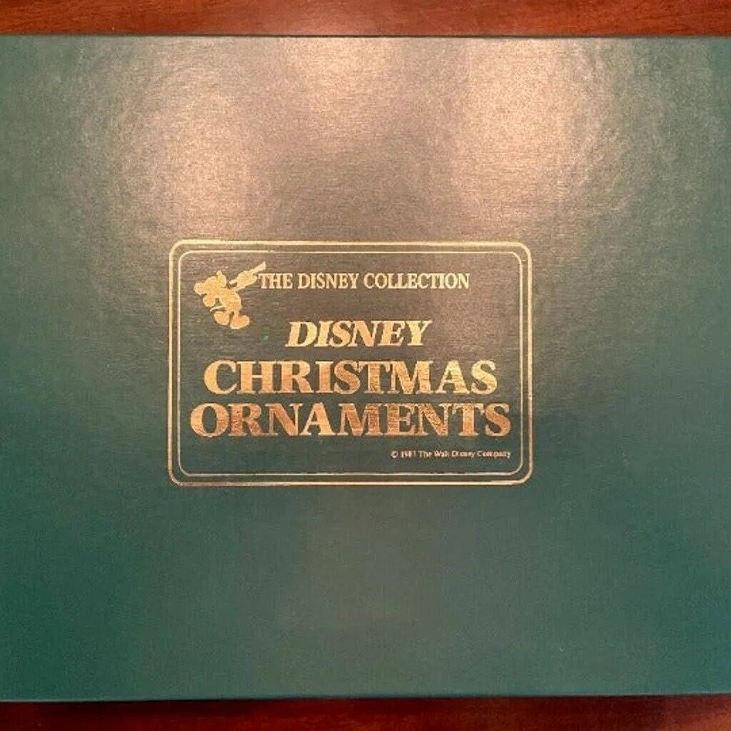 Disney 1987 Christmas Ornaments Vintage Collectors Edition Set of 12