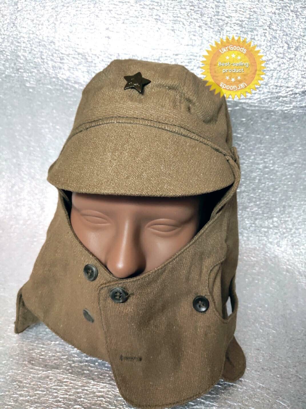 Cap Afganka Authentic Dated Soviet USSR Army Military Desert Hat size 60 New