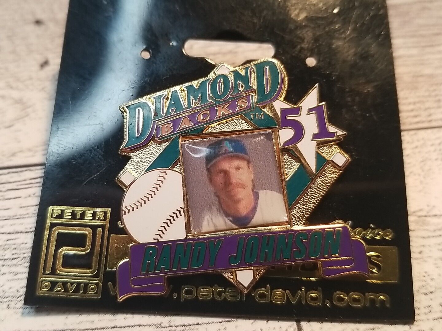 Randy Johnson Arizona Diamondbacks #51 MLB Baseball Collectible Lapel Hat Pin