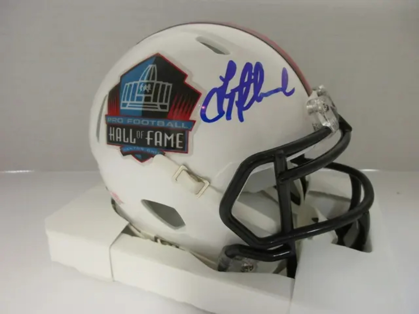 Troy Aikman of the Dallas Cowboys signed autographed HOF mini football helmet PA