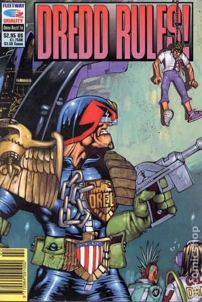 Dredd Rules #16 FN 1993 Stock Image