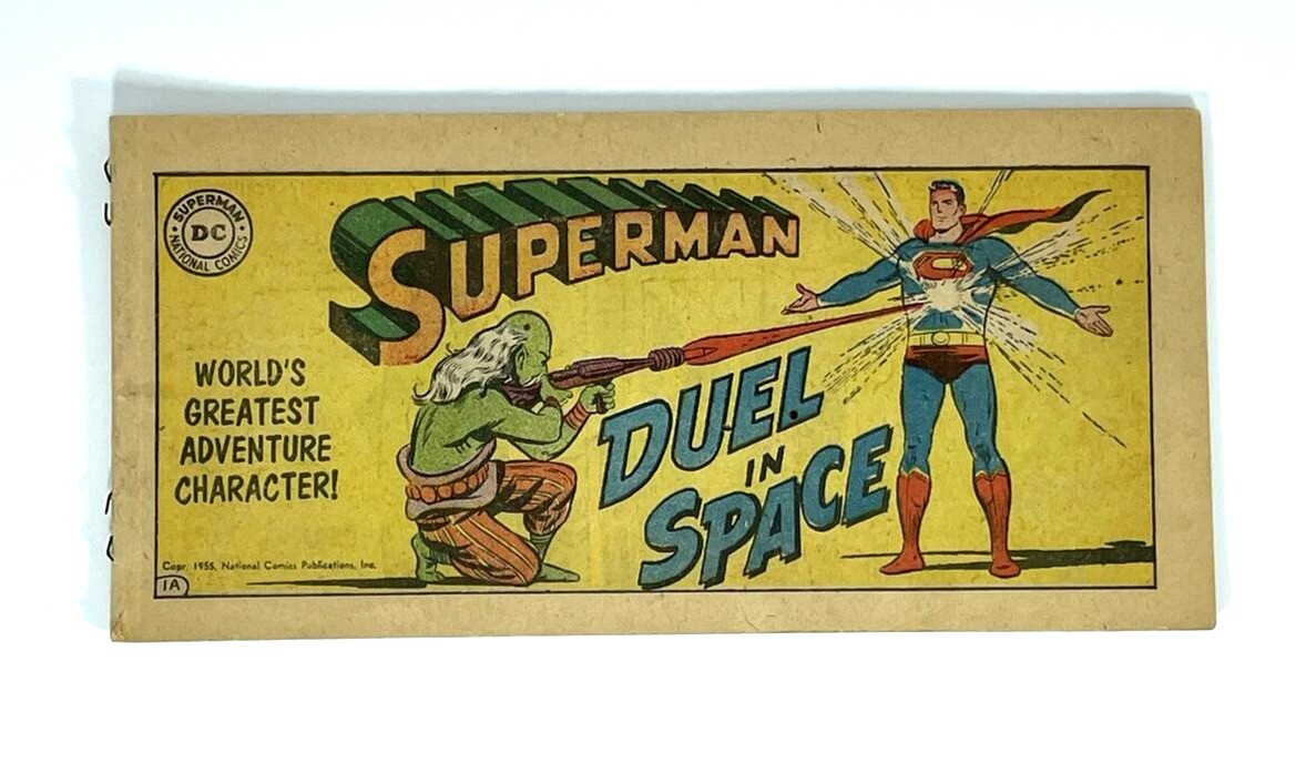 SUPERMAN DUEL IN SPACE RARE KELLOGGS PROMO SUGAR SMACKS MINI COMIC