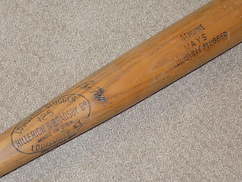 Willie Mays H&B Game Used Bat 1962 San Francisco Giants HOF PSA DNA GU 8