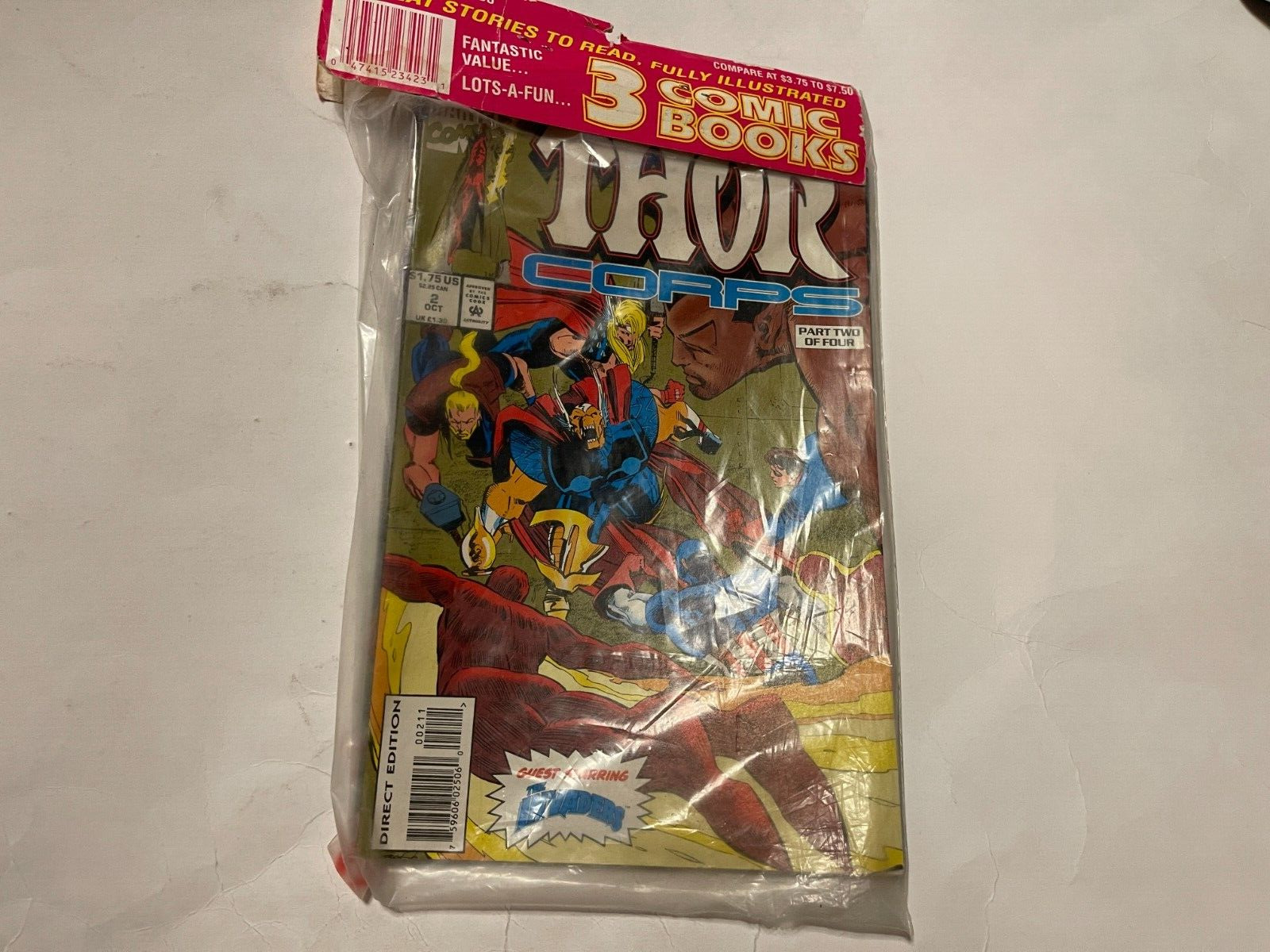 Vintage 3 Sealed Marvel Comics 1993 Avengers 16 Thor Corps 2 4 Lot