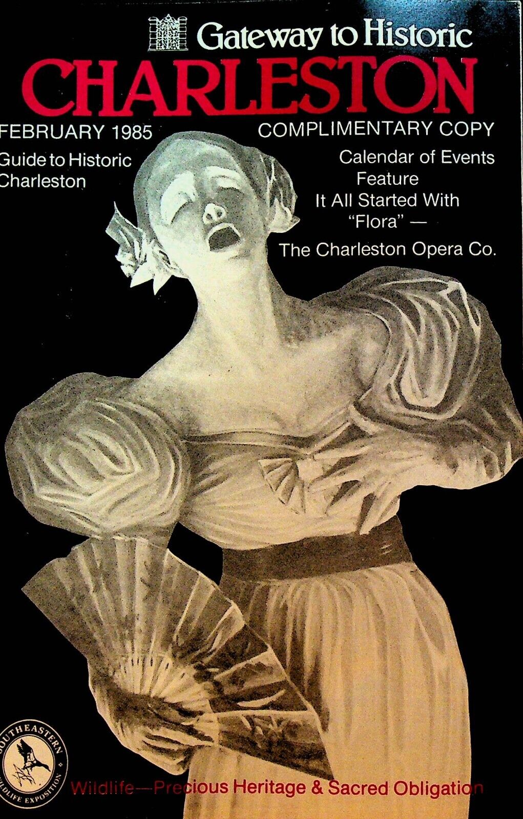 Gateway to Historic Charleston SC Tourist Booklet February 1985 Opera Flora