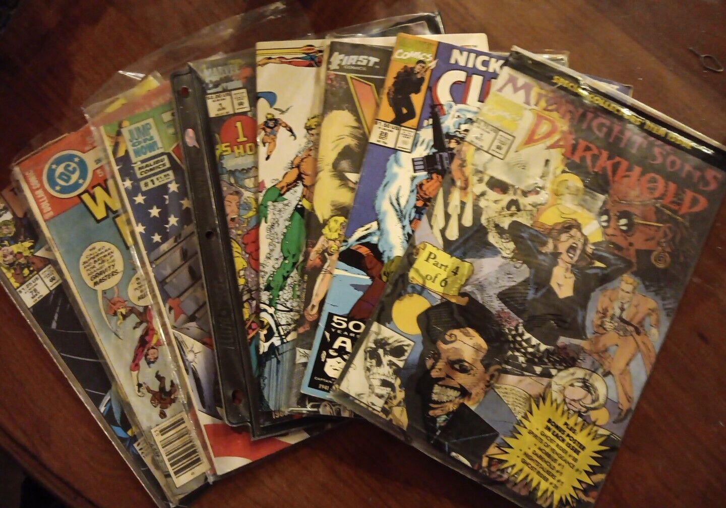 Lot of 8 Vintage Marvel Comic Books