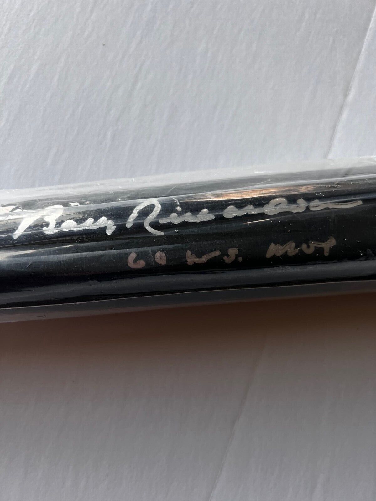 Bobby Richardson 1960 WS Champ Autograph Rawlings Black Big Stick Baseball Bat