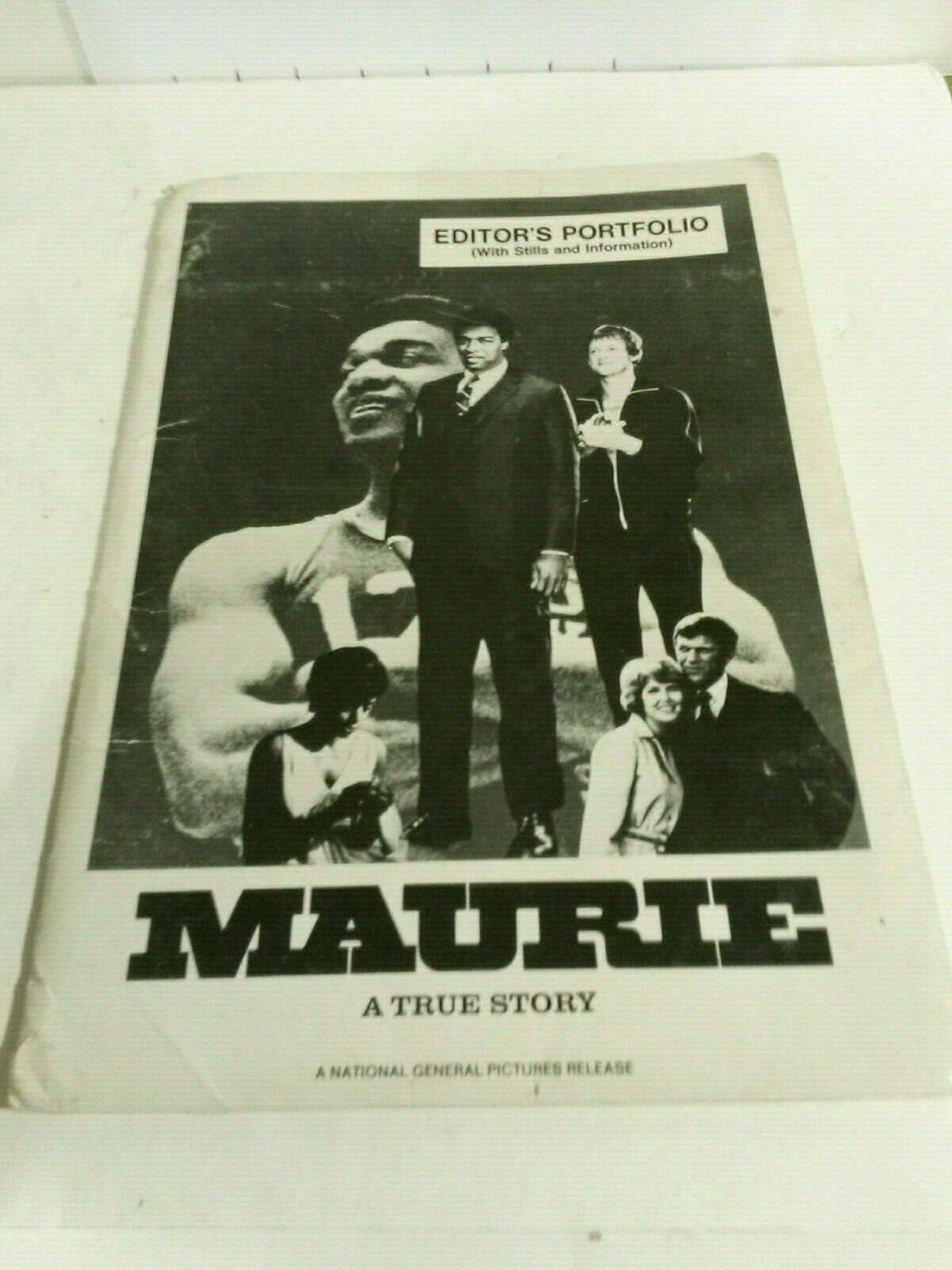 Maurie NBA Twyman Stokes Bernard Casey movie press information kit 1973 