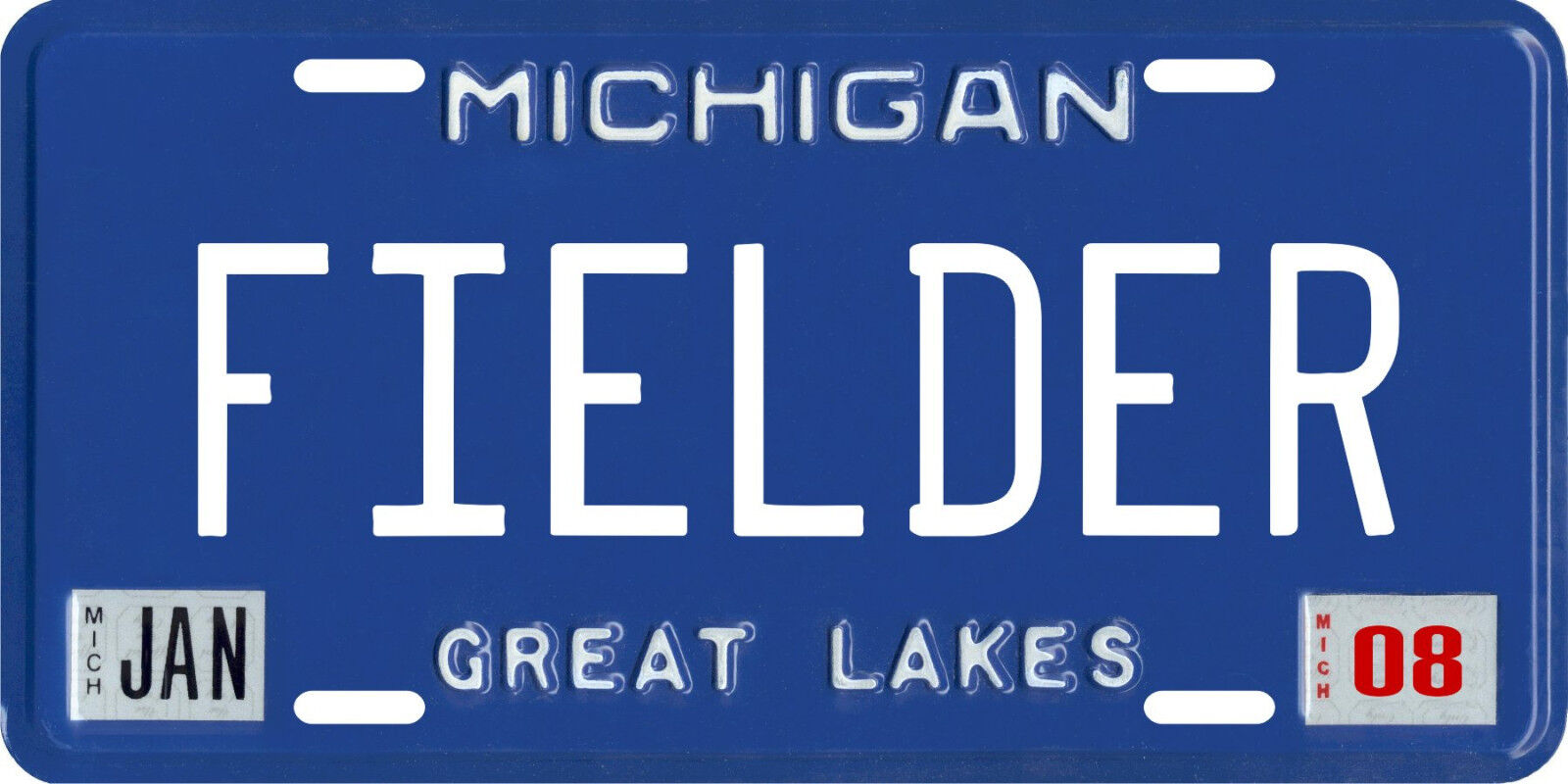 Prince Fielder Detroit Tigers Michigan License plate