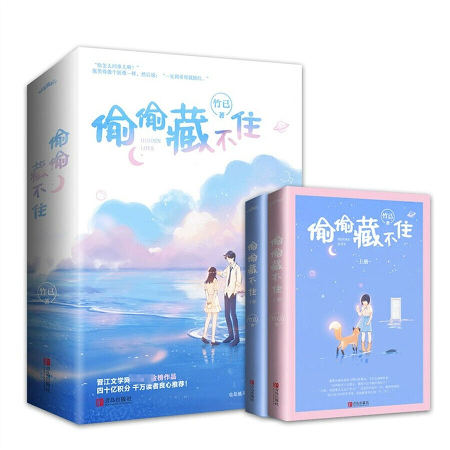 Hidden Love Complete Works 2 Volumes Novel Chinese Youth Romance Novels Book 
