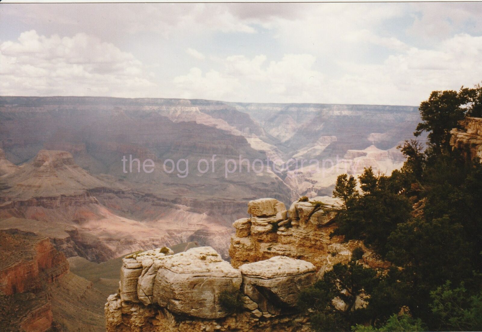 Grand Canyon FOUND PHOTO Color  Original Snapshot VINTAGE 93 6 T