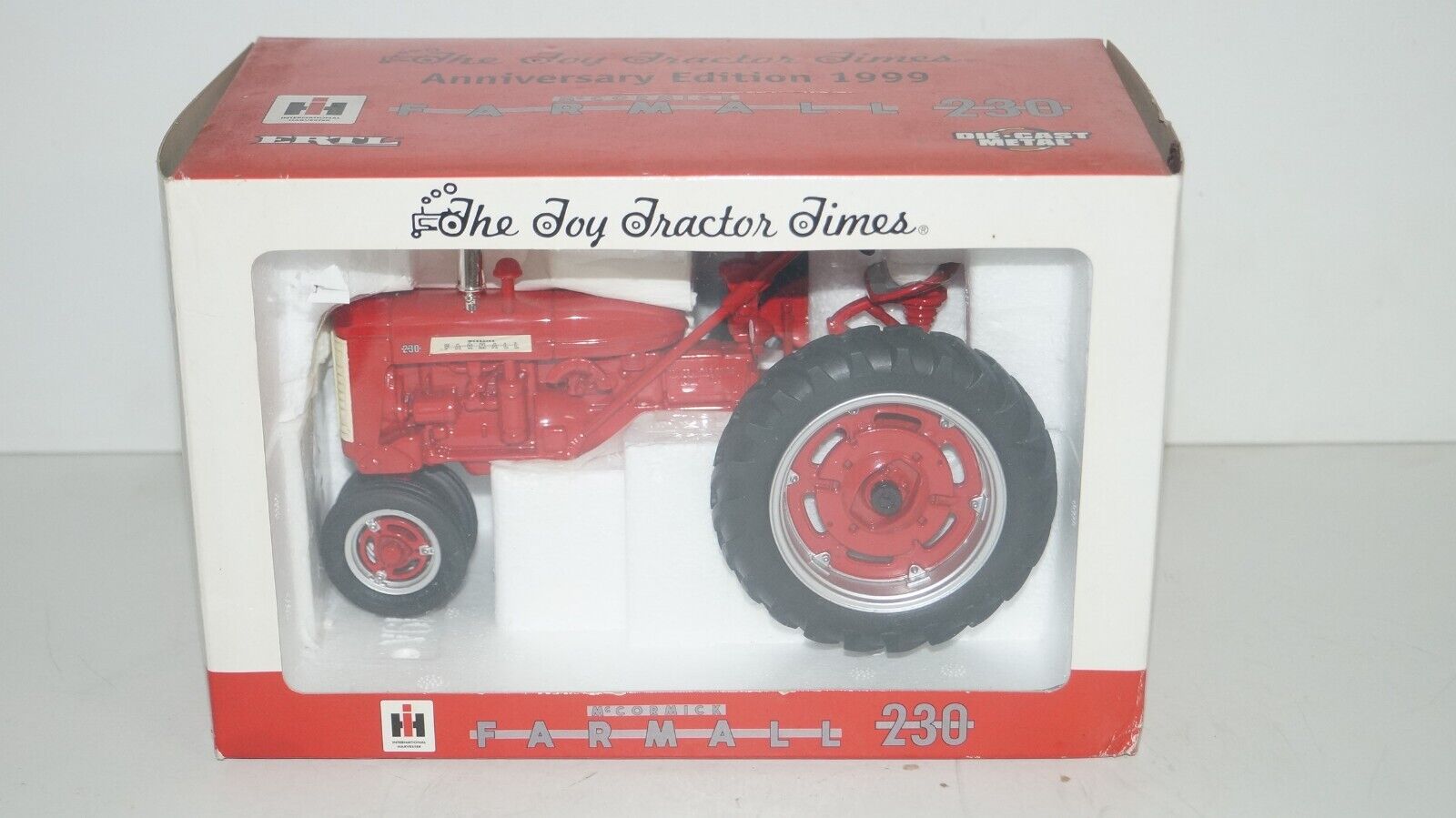 Ertl 1/16 FARMALL 230 Diecast Farm Tractor w Metal Rims 1999 Anniversary Ed -NIB