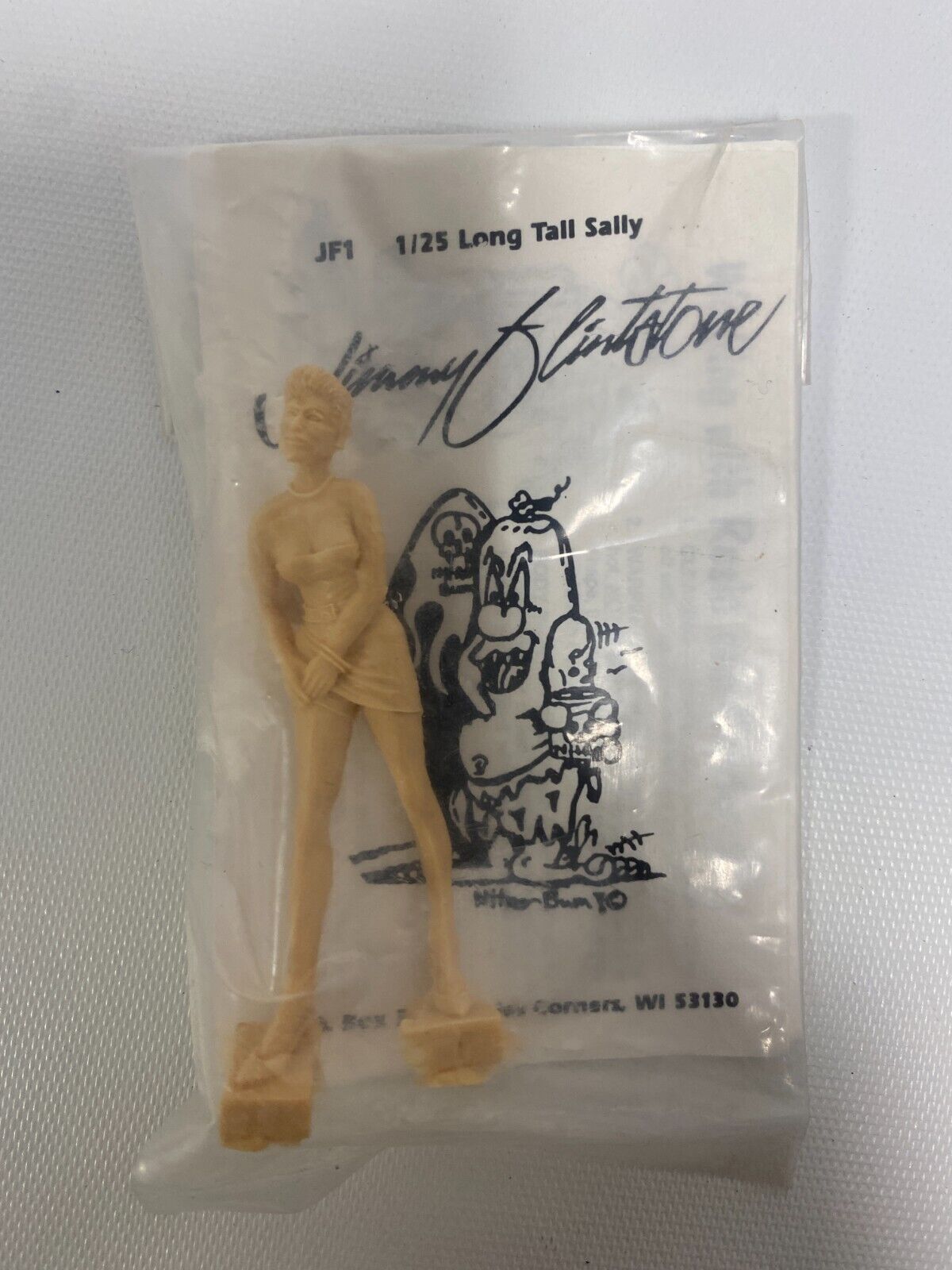 Jimmy Flintstone Figure JF1 LONG TALL SALLY - 1/25 Scale Resin