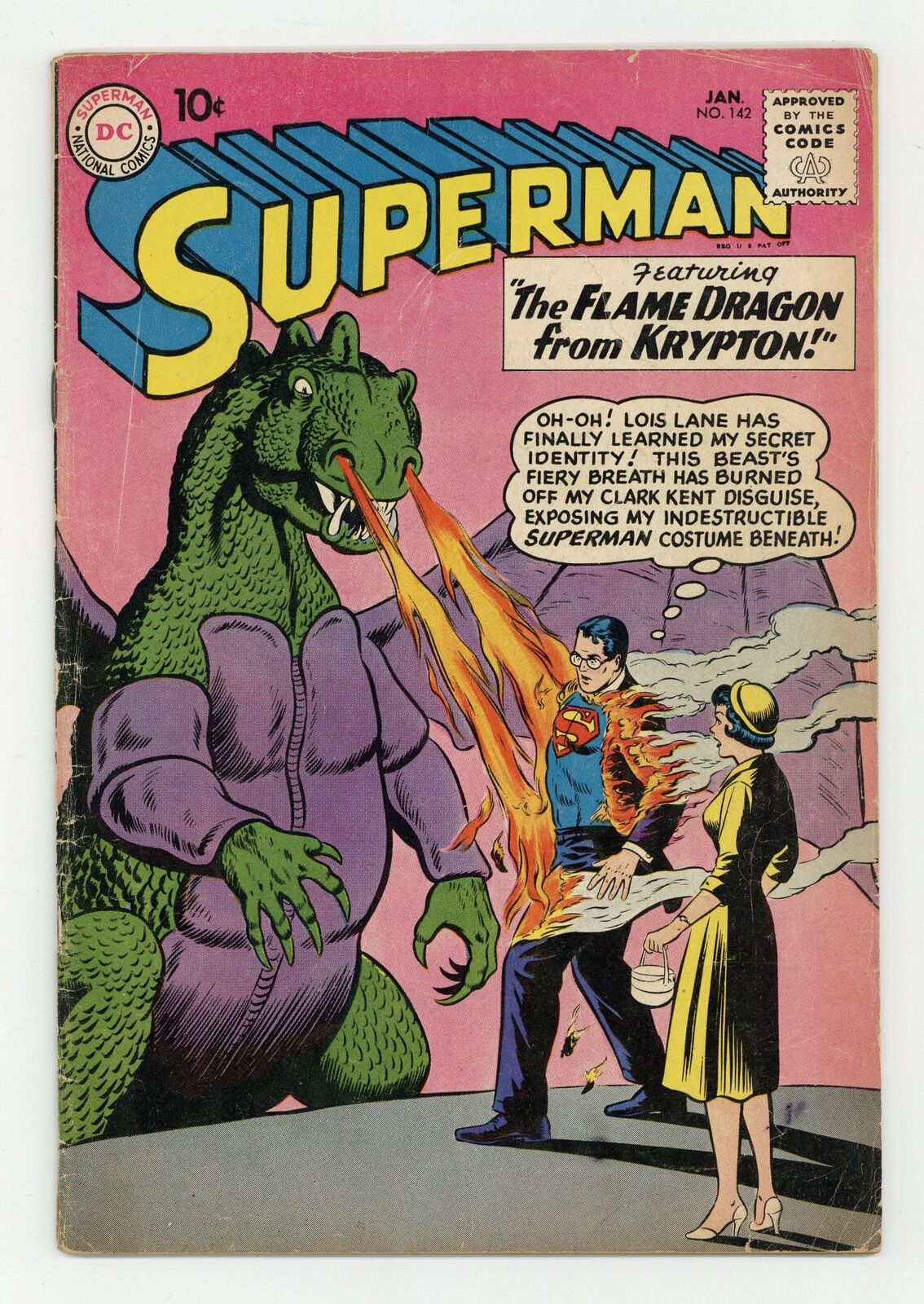 Superman #142 GD/VG 3.0 1961