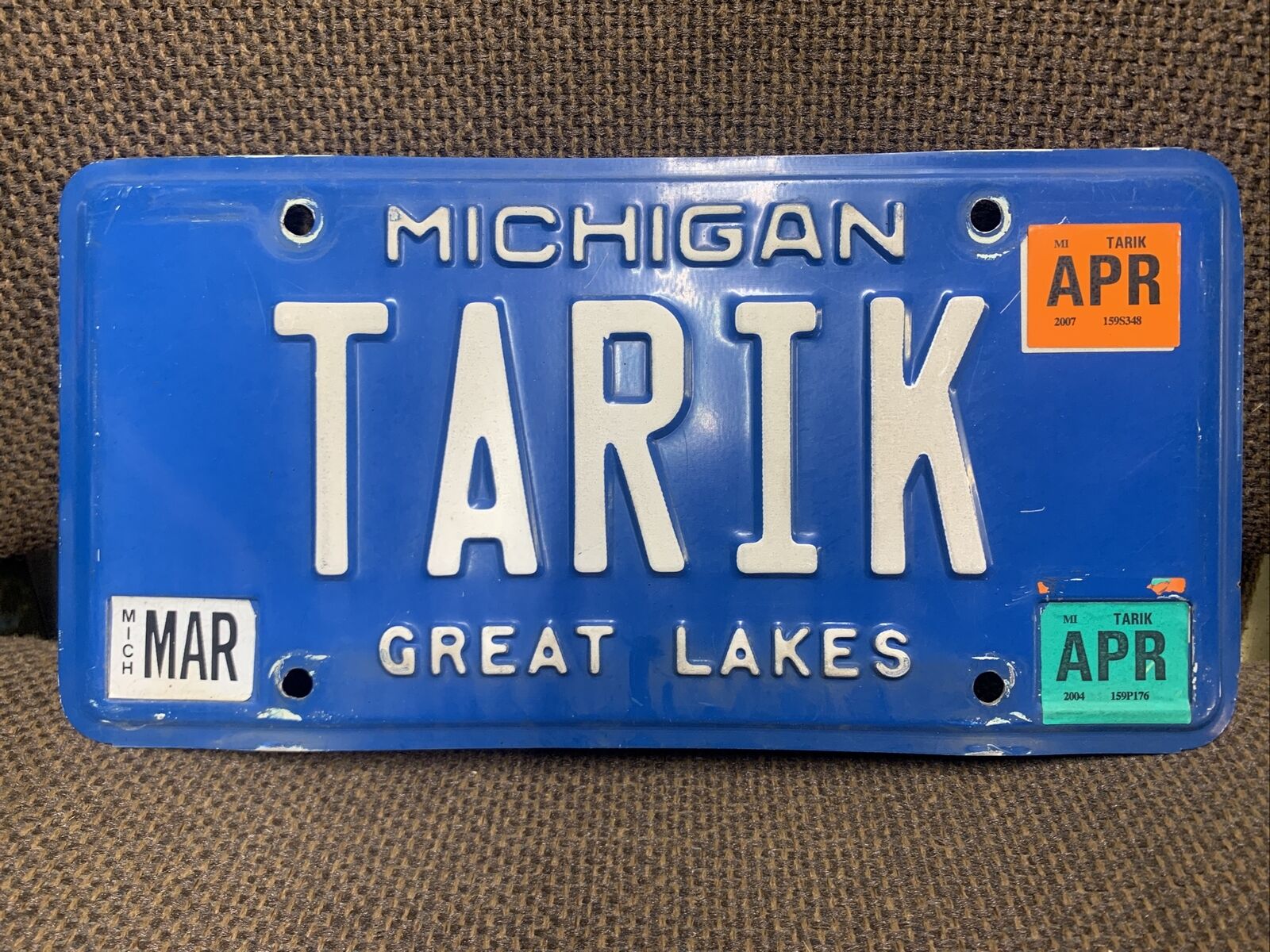 Michigan Vanity Blue License Plate Tarik Skubal Detroit Tigers Personalized Tag