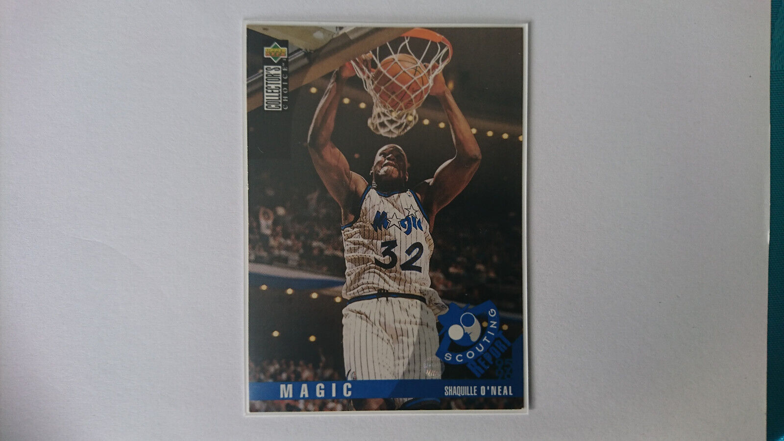 1995-96 Shaquille O\'Neal Scouting Report French Upper Deck Card