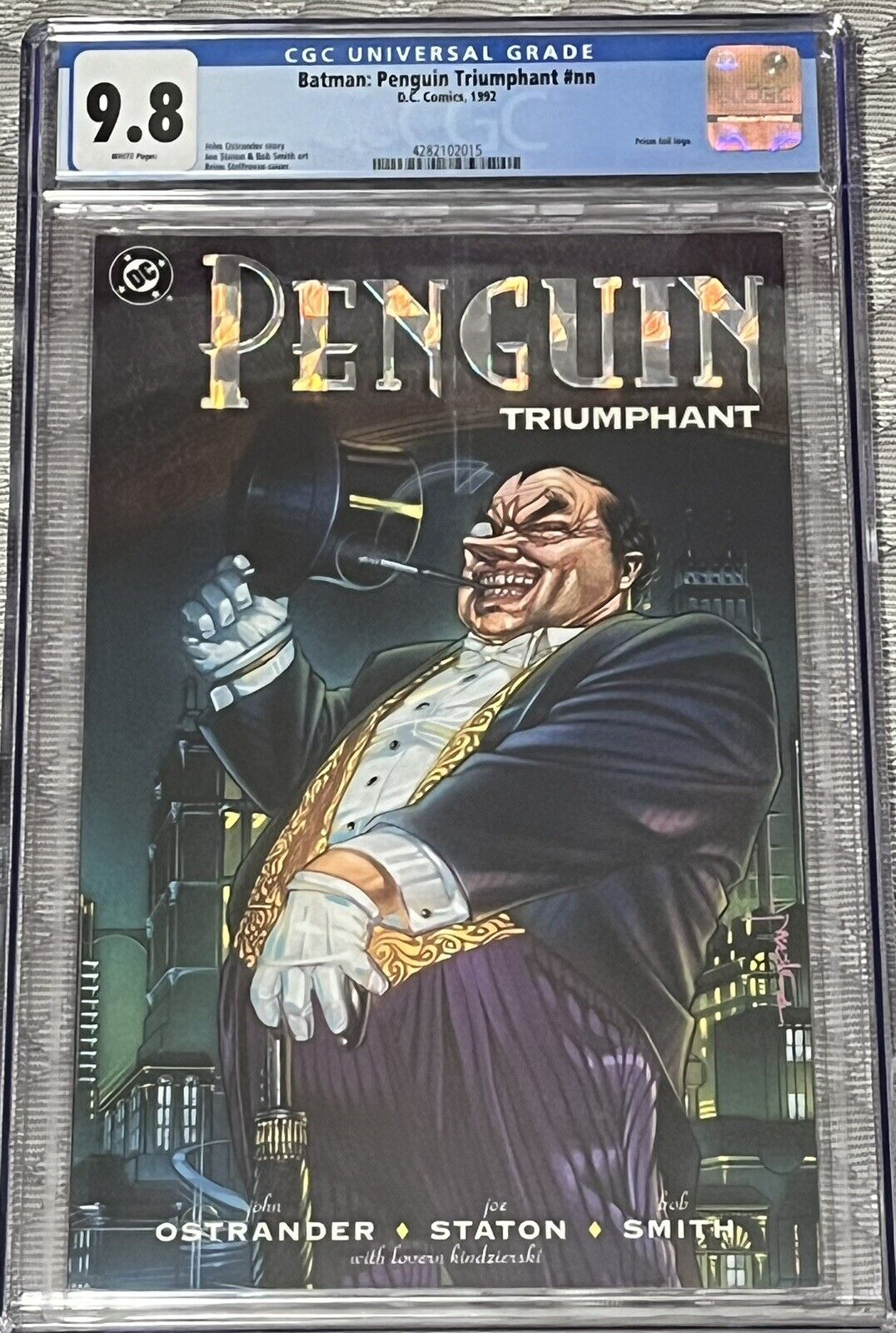 Batman: Penguin Triumphant #nn D.C. Comics 1992 CGC 9.8 #4282102015 Prism Foil