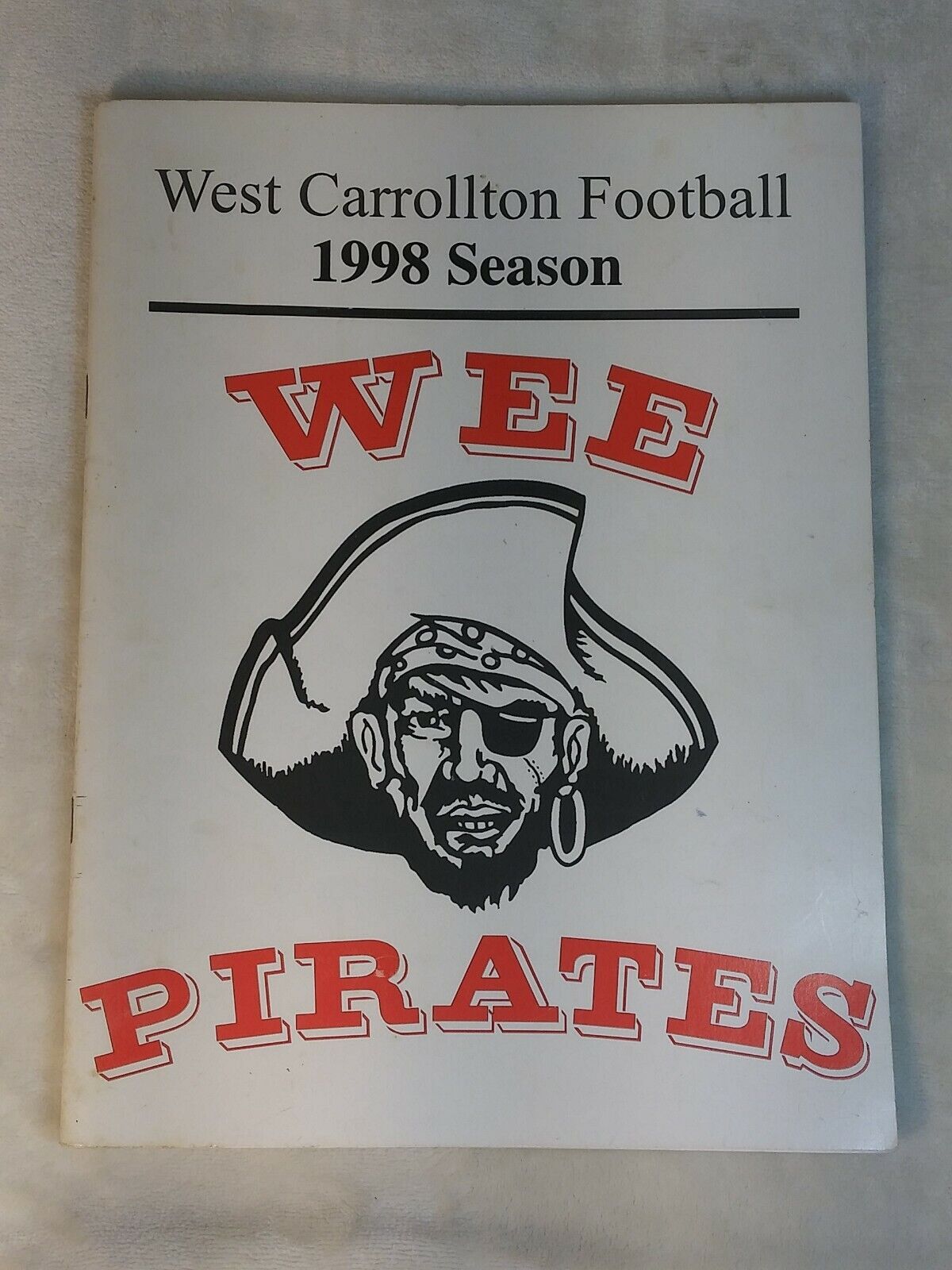 West Carrollton Football Program Season 1998 Wee Pirates Ohio OH