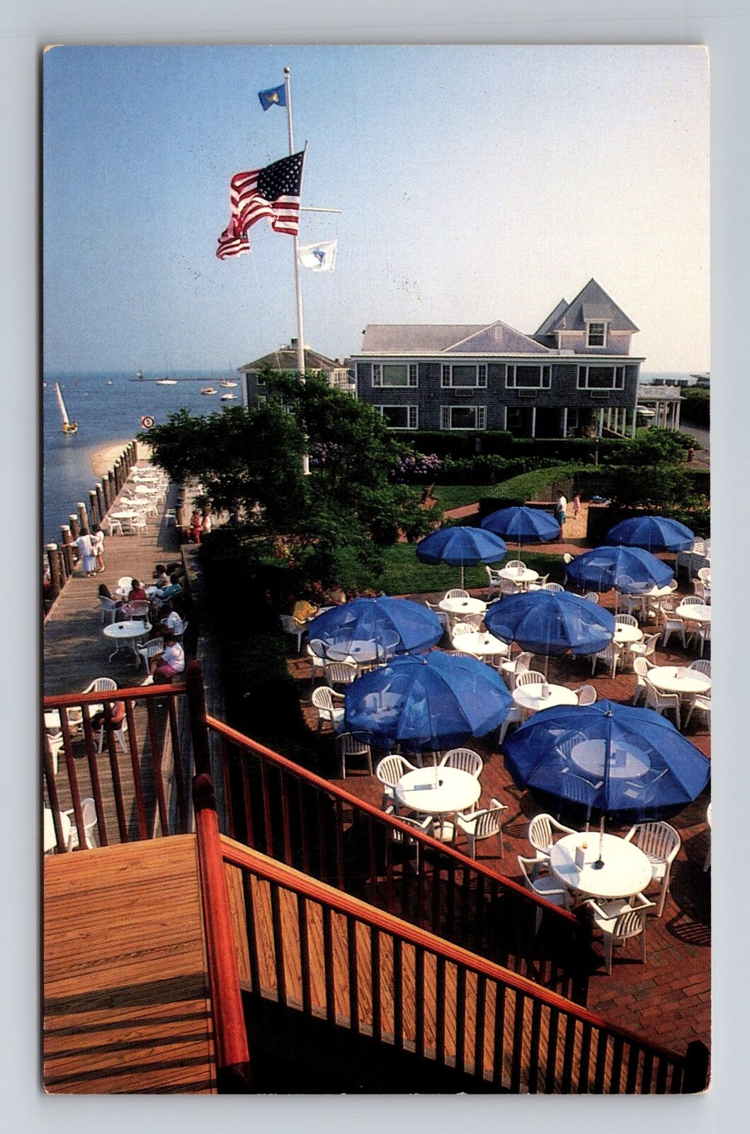 Harwich Port MA-Massachusetts, Snow Inn Resort, Advertising, Vintage Postcard