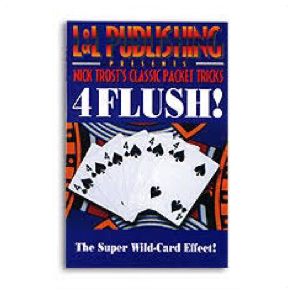 Nick Trost\'s 4 Flush Classic Card Magic Great For New Magicians New