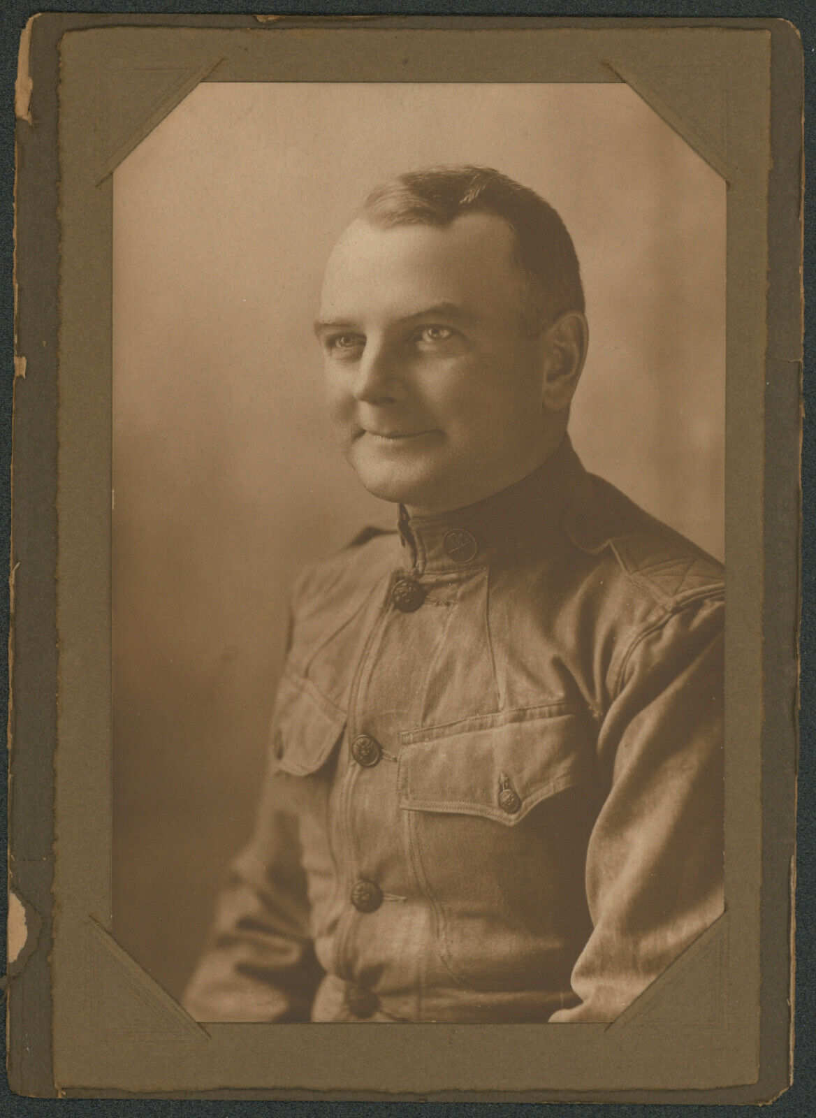 Antique WWI Soldier Original Photograph Alex Lynch Minnesota