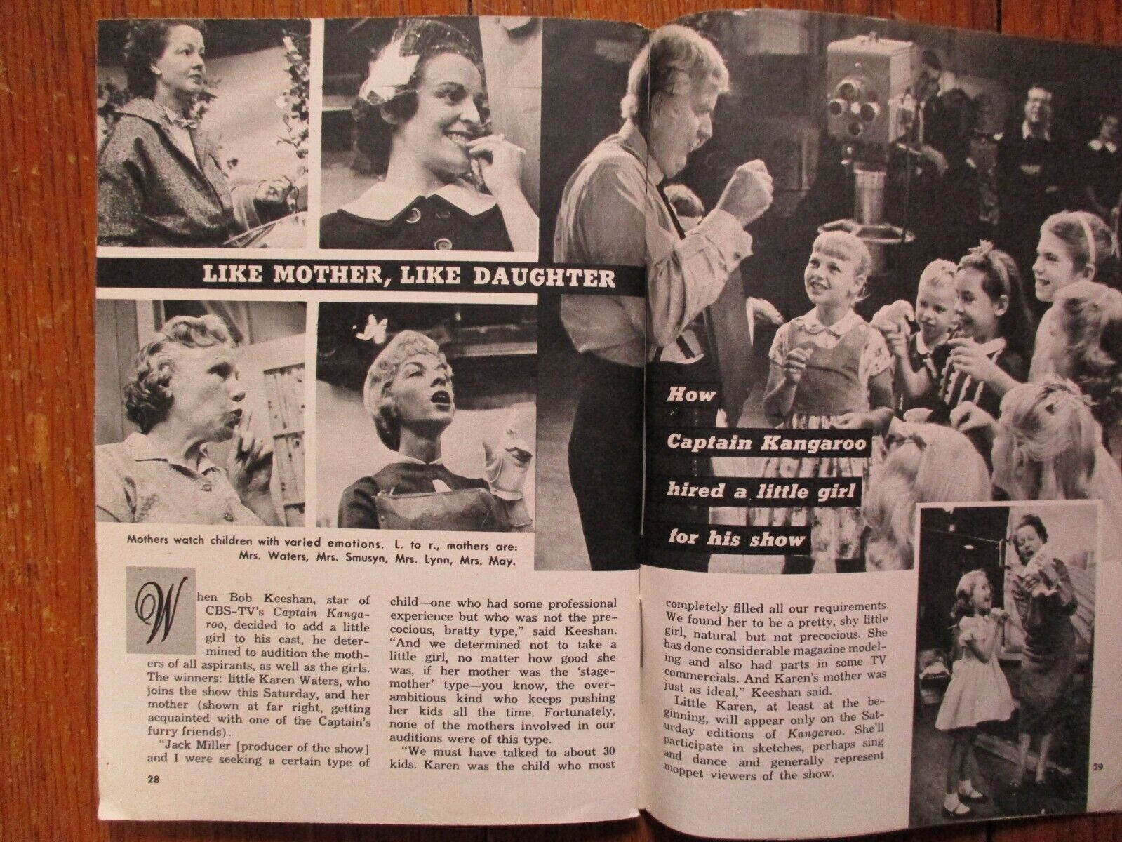 1957 TV Guide(CAPTAIN KANGAROO/PAMELA LIGHT/MARY MARTIN/KEELY SMITH/BOB KEESHAN)