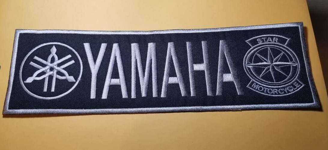Yamaha Motorcycles Rocker Embroidered approx. 3.5x11.75\