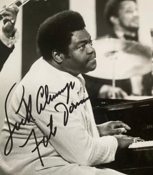 Authentic FATS DOMINO Photo Signed Autograph 24x18 