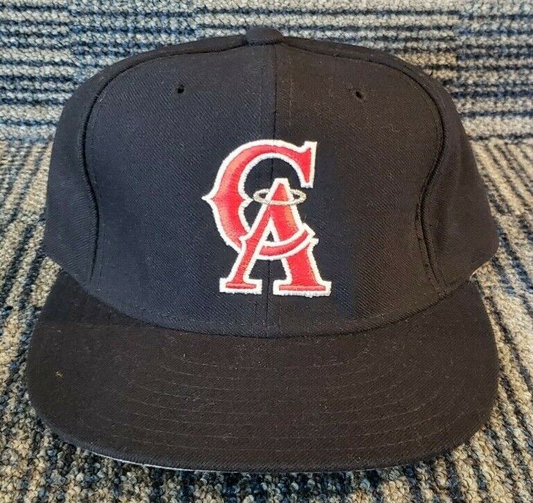 1993-96 CALIFORNIA ANGELS New Era Major League PRO Road Away Game-Cap Hat Sz 7 
