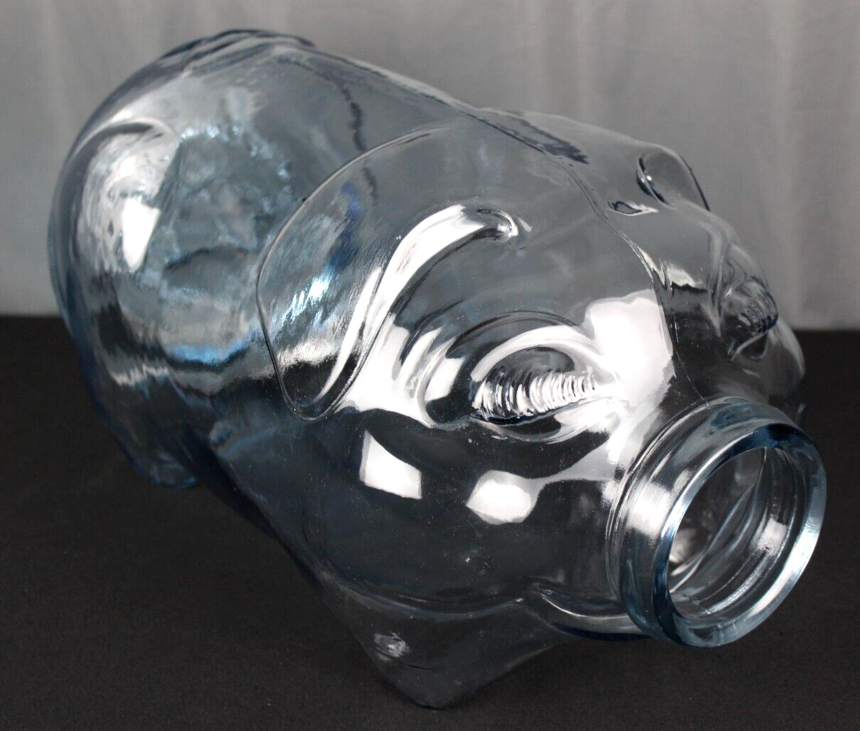 This Little Pig Went to Market Libbey Glass 5 gallon clear jar, 19\