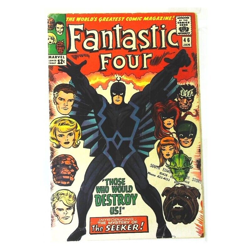 Fantastic Four (1961 series) #46 in Fine minus condition. Marvel comics [h\