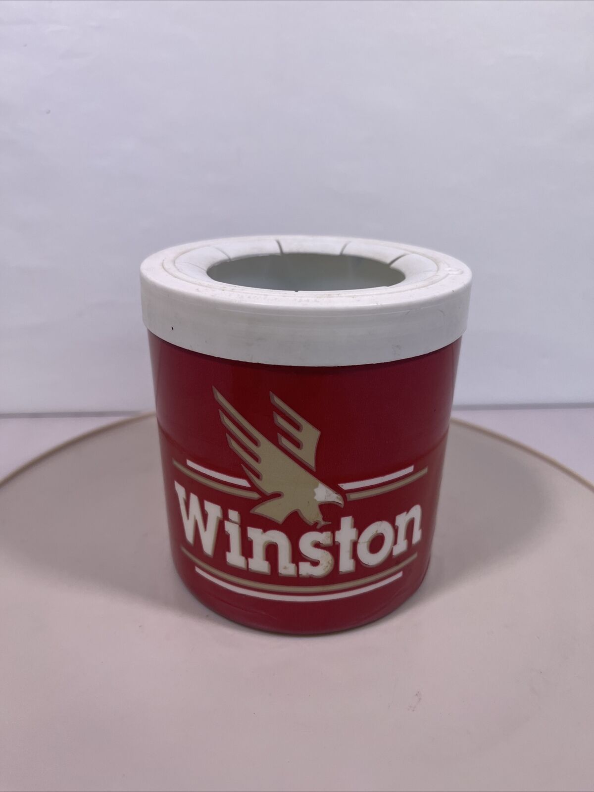 Vintage 1991 Winston Cigarettes Freezer Koozie The Fridge Drink Cooler Canada