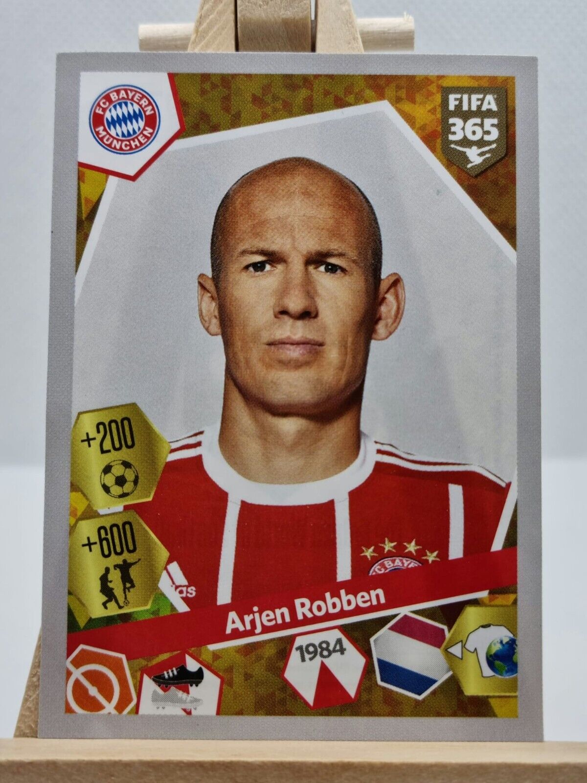 Arjen Robben 2017-18 Panini FIFA 365 Bayern Munich #278