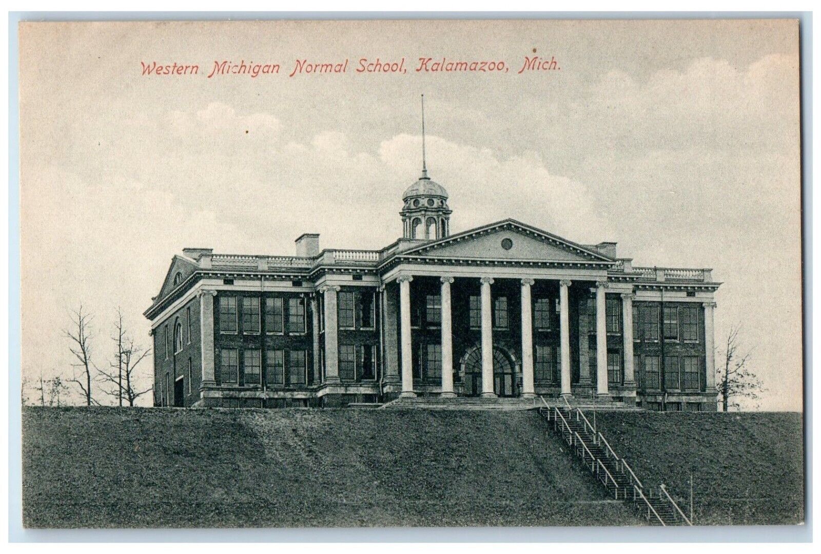 c1905 Western Michigan Normal School Kalamazoo Michigan MI Posted Postcard