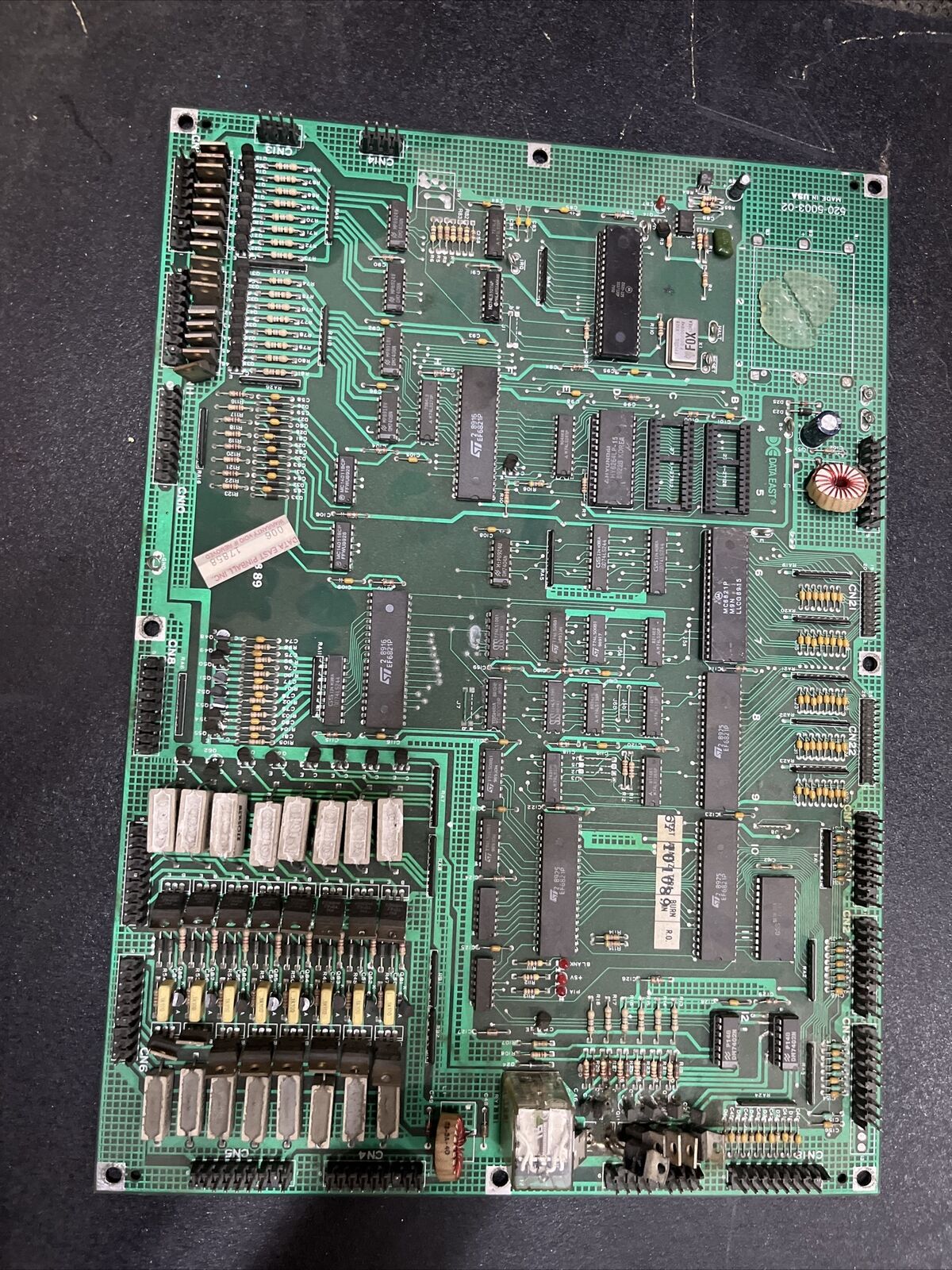 Non Working Data East Pinball Machine Game PCB board