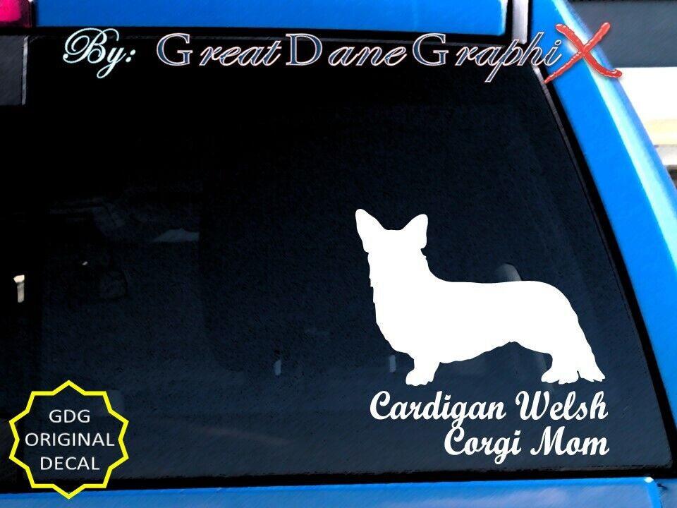 Cardigan Welsh Corgi -Mom-Dad-Parent(s) Vinyl Decal Sticker -Color -HIGH QUALITY