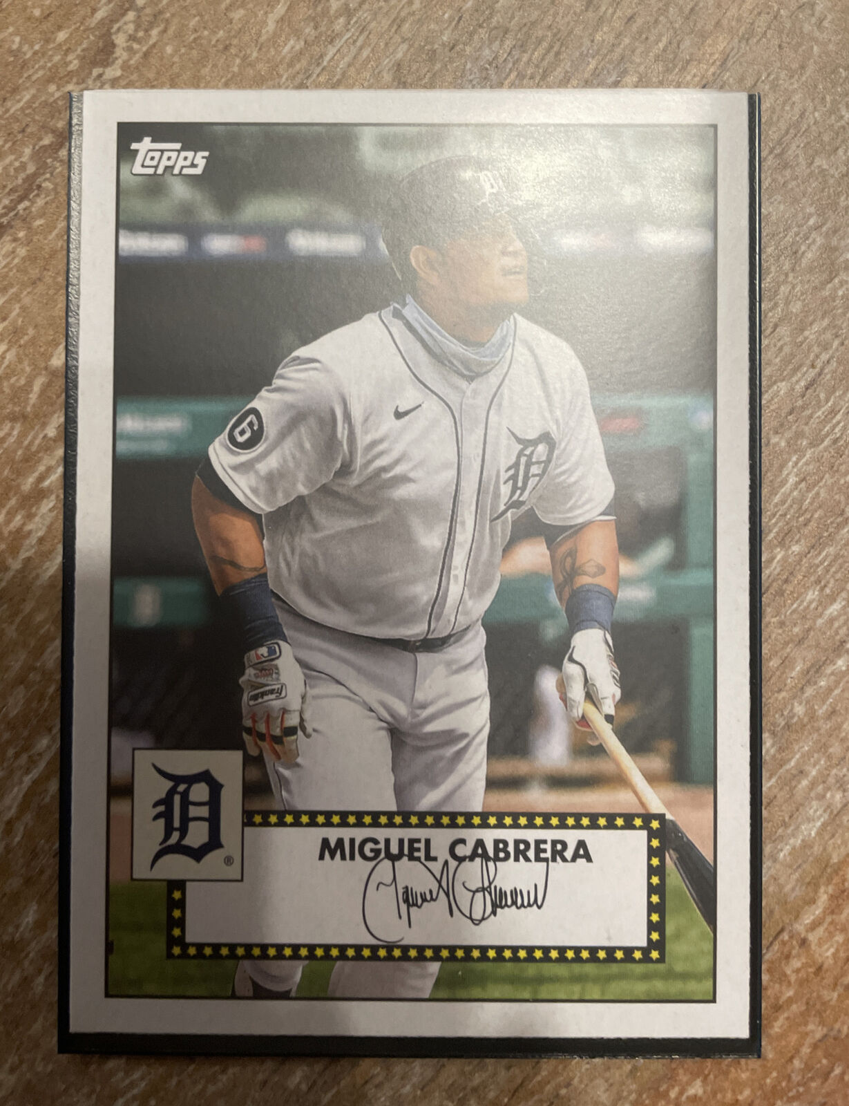 Autographed Miguel Cabrera Baseball Card