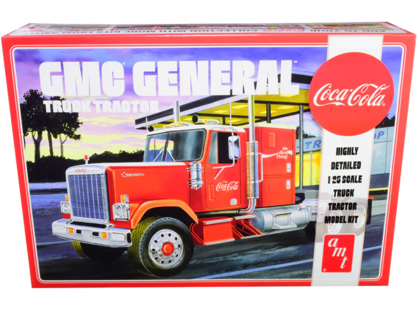 Skill 3 Model Kit GMC General Truck Tractor \\Coca-Cola\\\