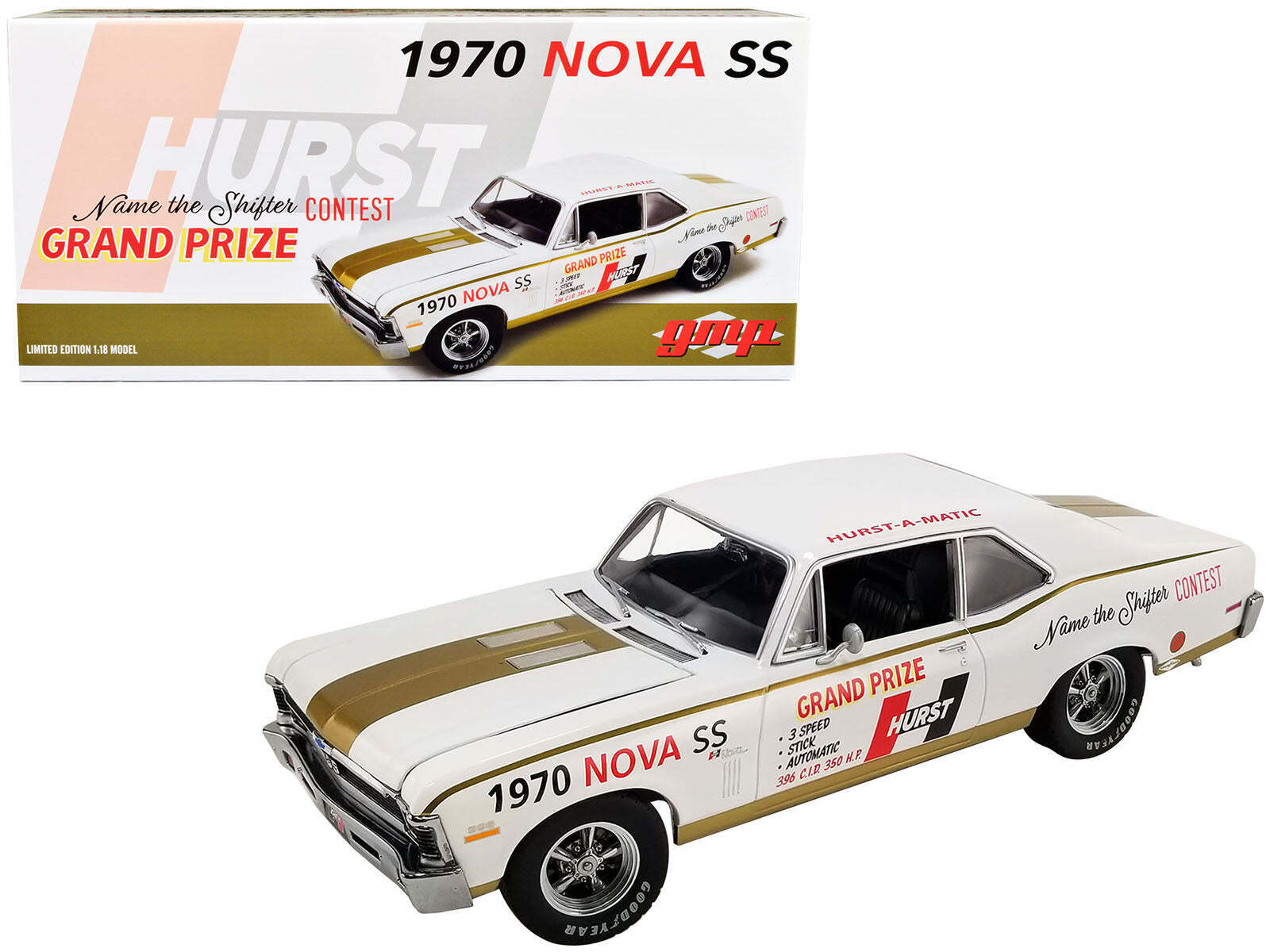 1970 Chevrolet Nova Hurst - Name Shifter Contest Grand 1/18 Diecast Model Car