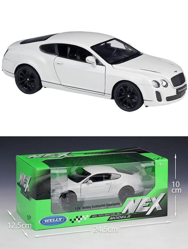 WELLY 1:24 Bentley Continental Supersports Alloy Diecast Vehicle Car MODEL Toy