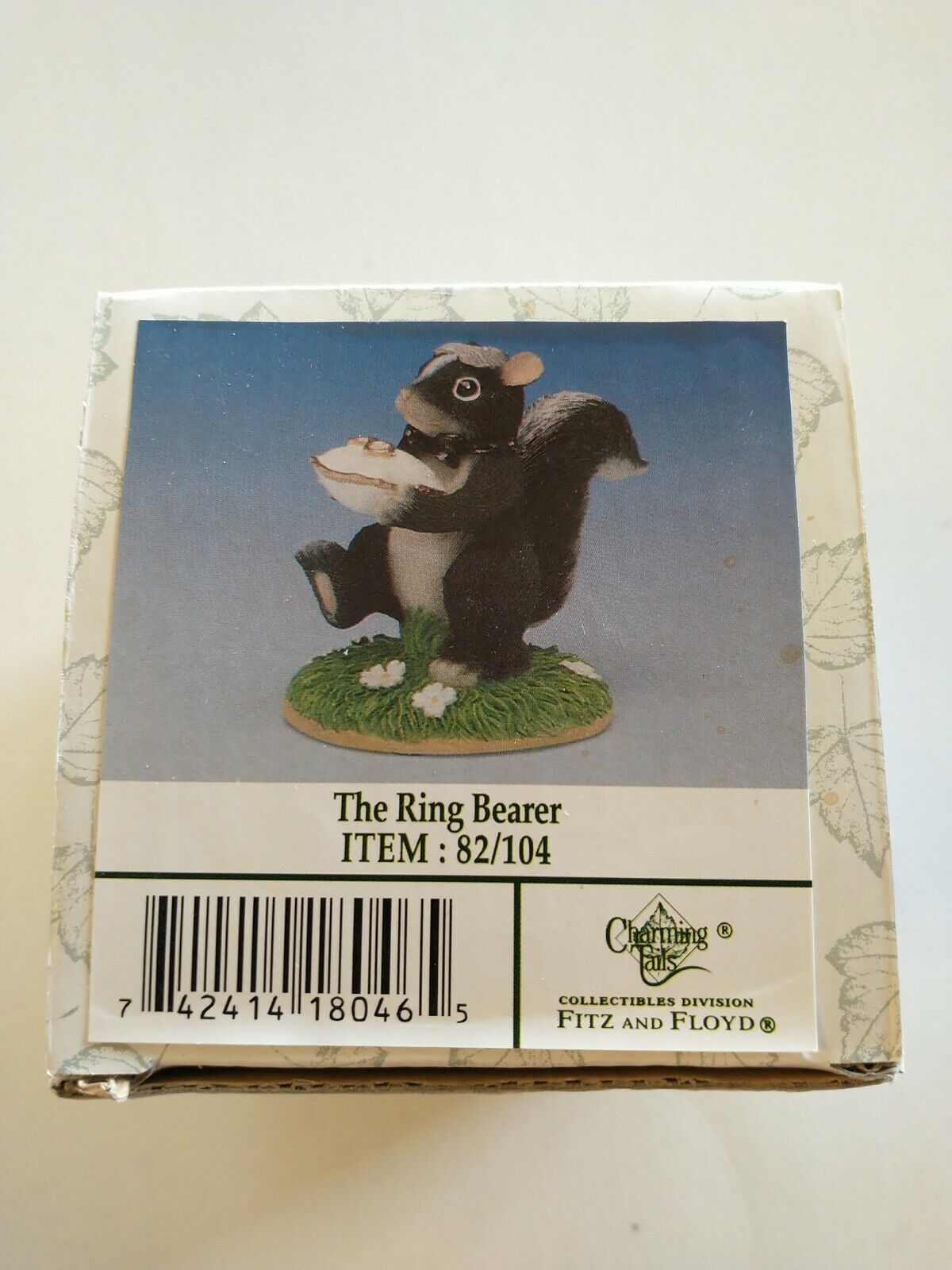CHARMING TAILS THE RING BEARER NIB- Sealed #82/104 Retired Collectible 