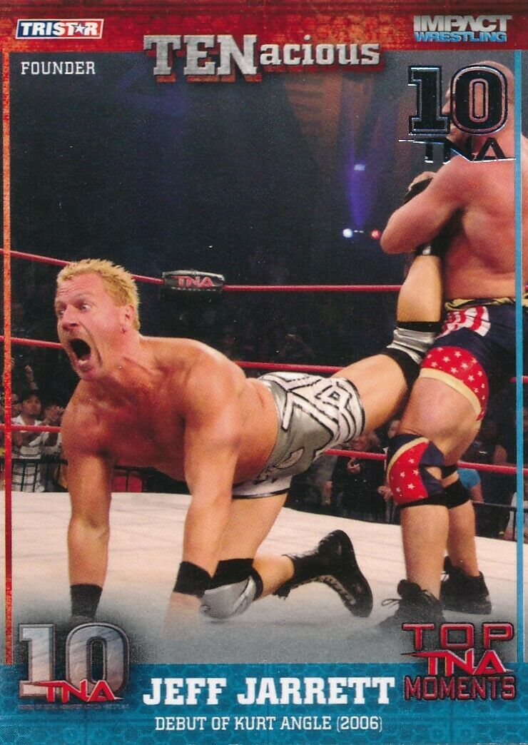 2012 TRISTAR TNA IMPACT WRESTLING TENACIOUS JEFF JARRETT #30 #15/30