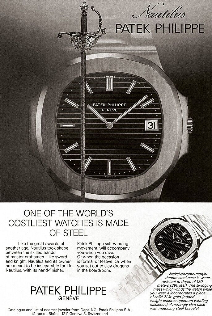 Patek Philippe Watch REPRINT vintage classic 11x16 Poster Luxury watch wall art