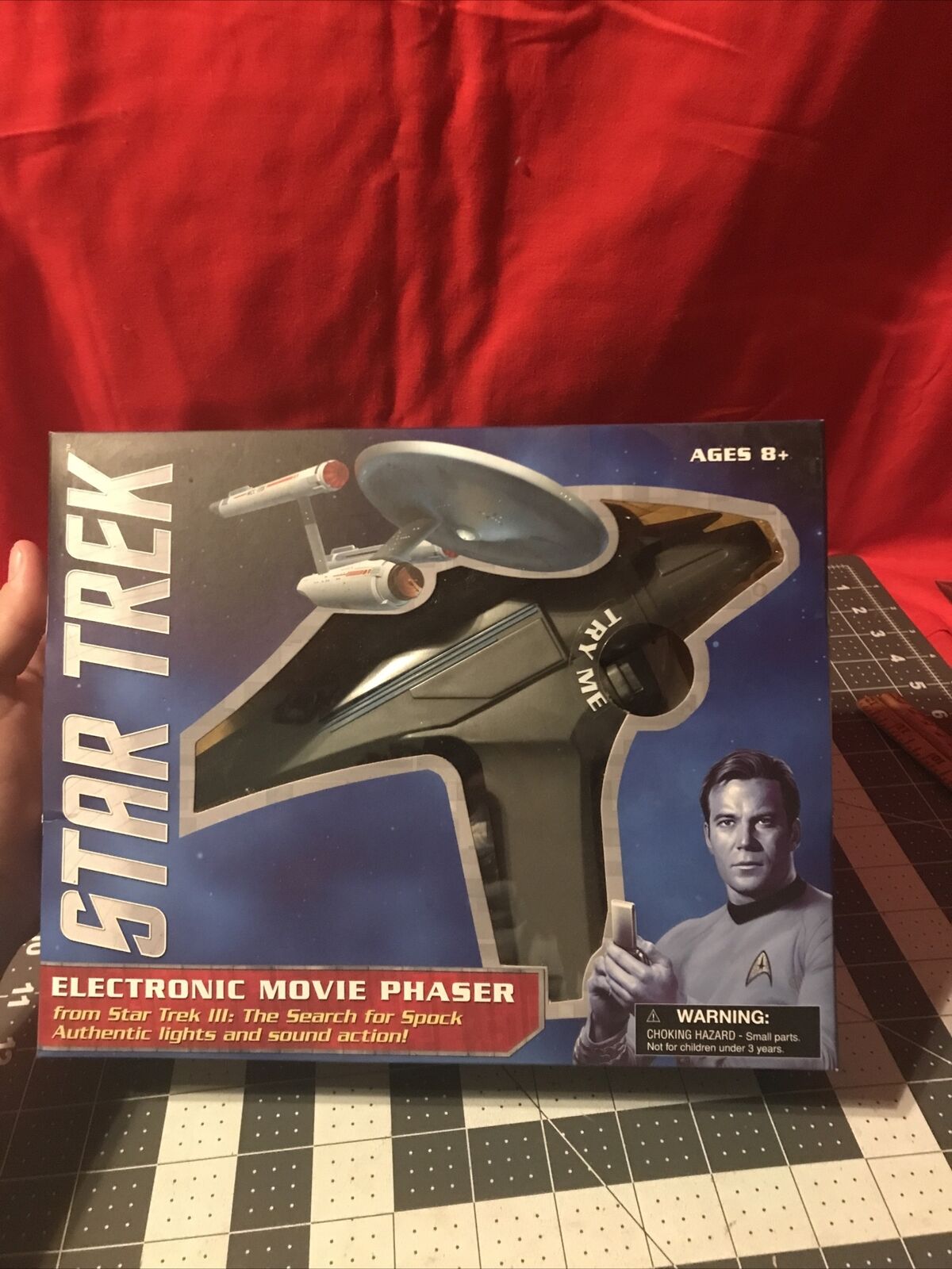 2015 Diamond Select Star Trek Electronic Movie Phaser Open Box (tested/works)