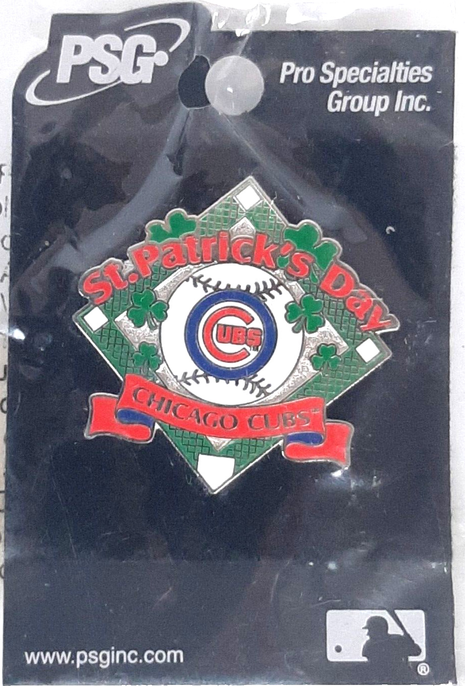 Chicago Cubs Baseball St. Patricks Day PSG Pro Specialties Group Collectible Pin