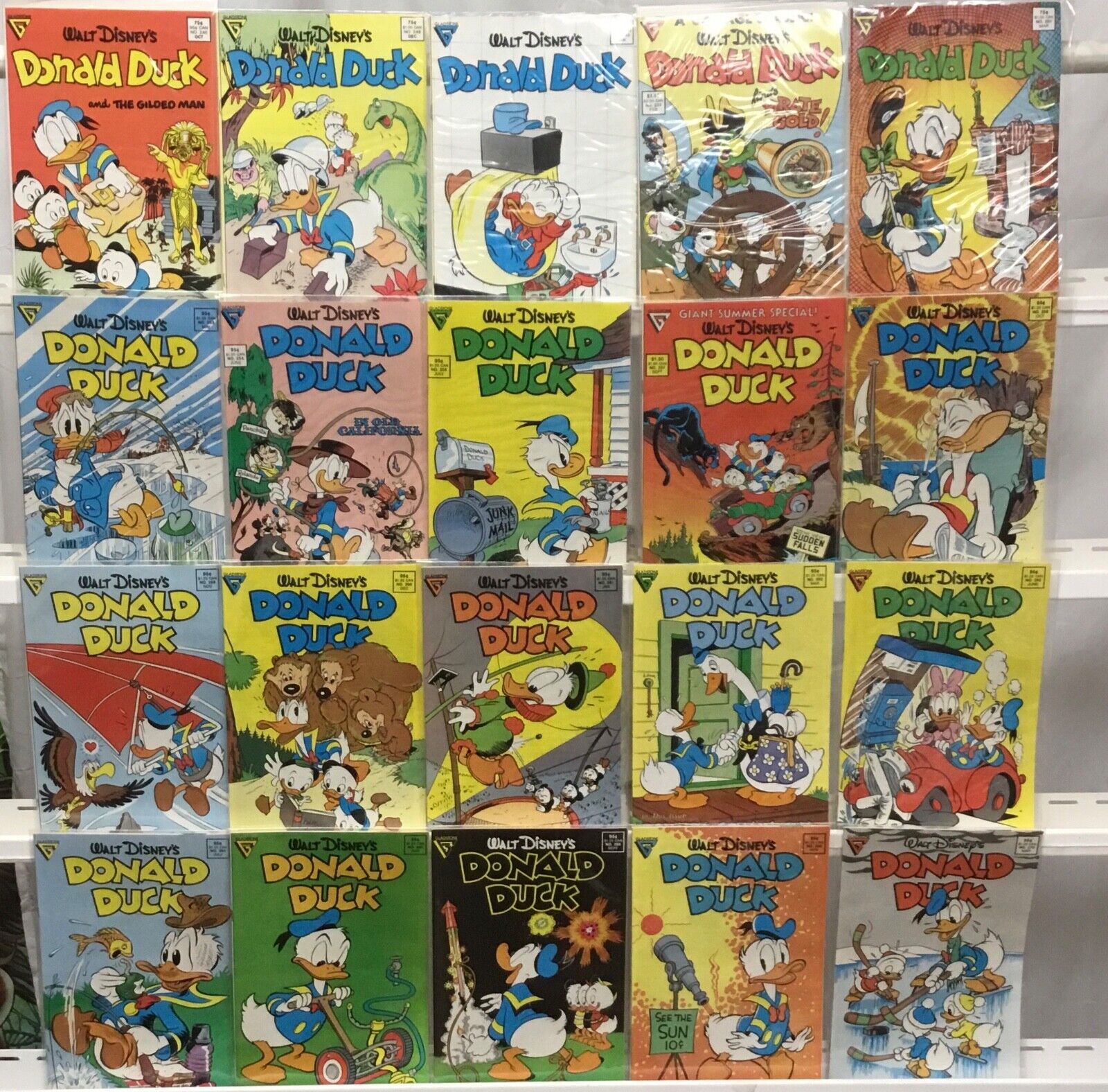 Gladstone Comics Donald Duck Comic Book Lot of 20 Issues