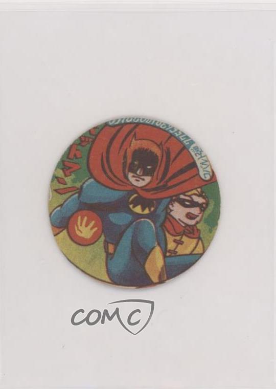 1930s-1960s Super Hero Non-Sports Round Menko Batman Robin 07yc
