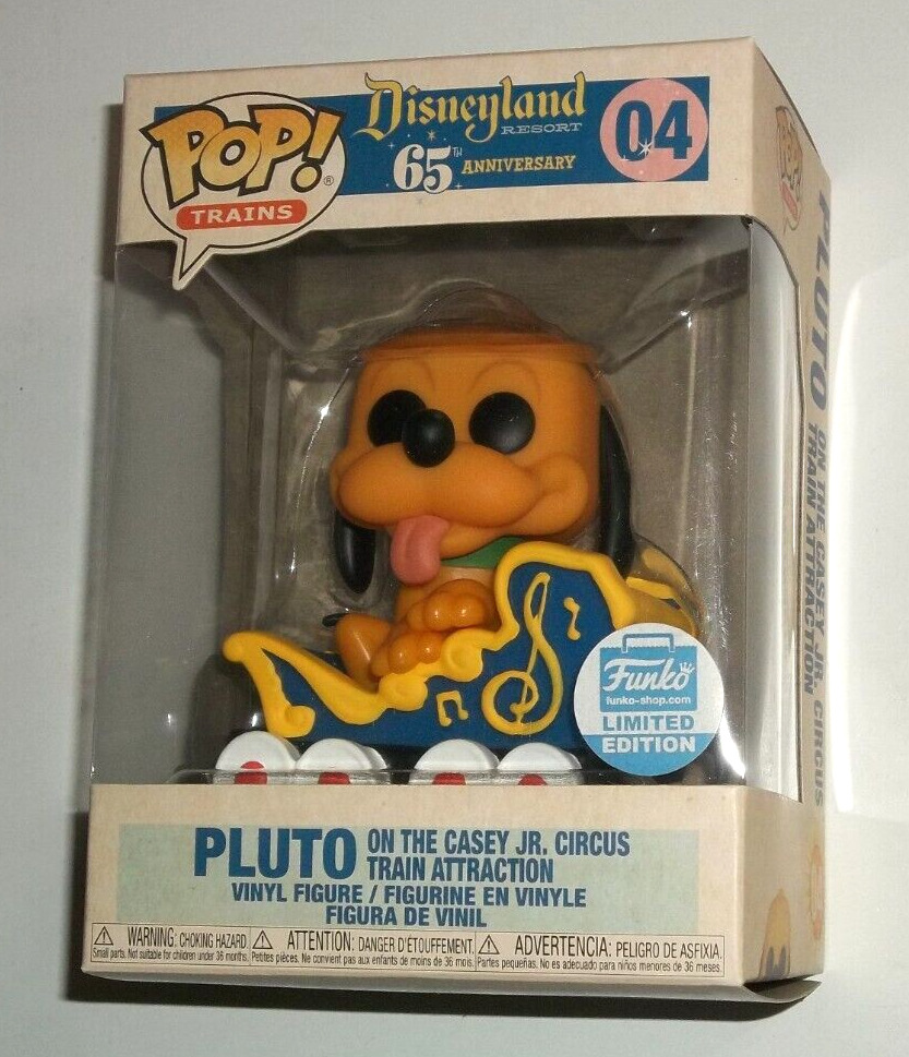 Funko Pop Disneyland 65th Anniversary #04 Pluto (Train), Funko Shop Exclusive