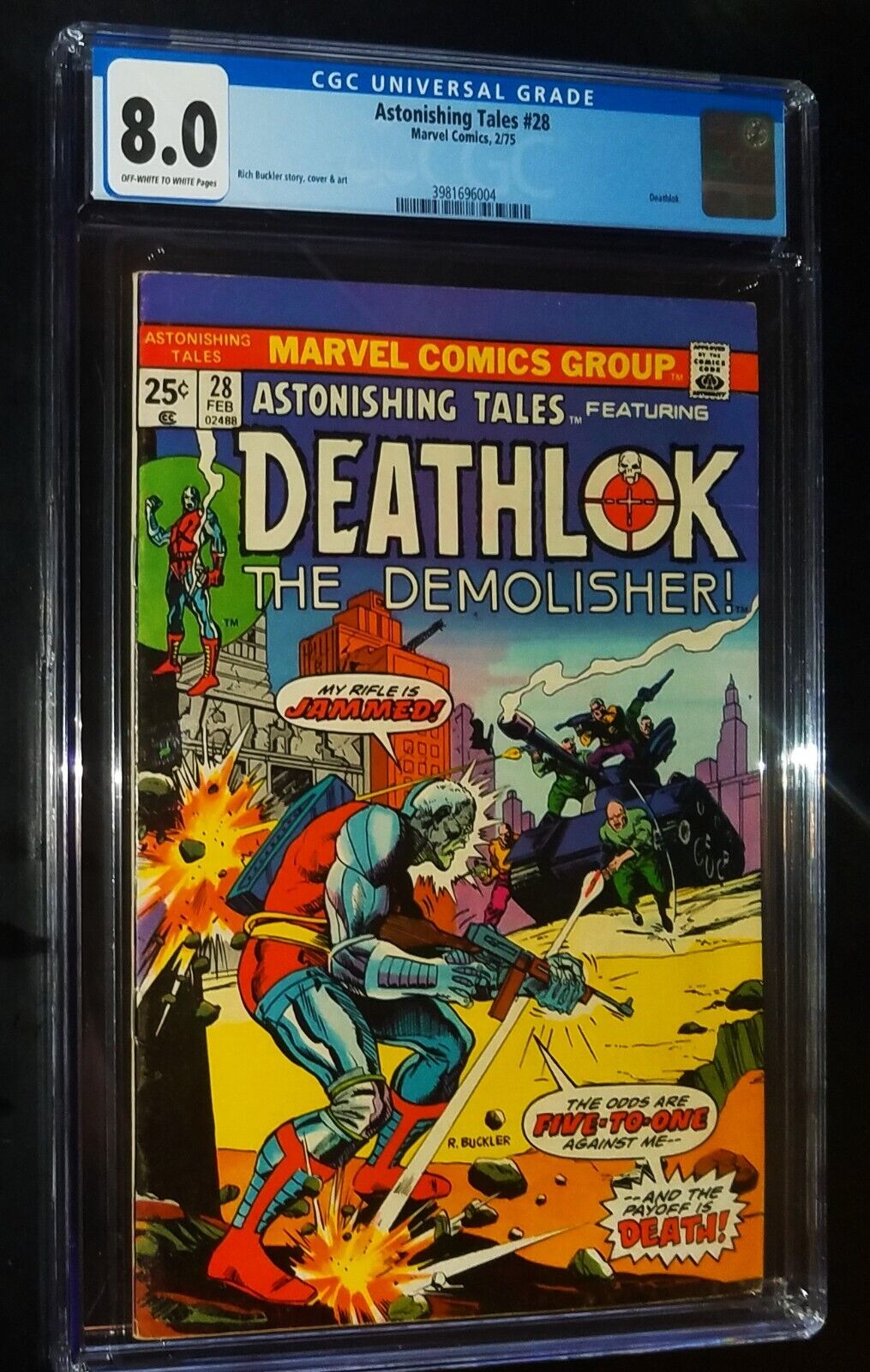 CGC ASTONISHING TALES DEATHLOK #28 1975 Marvel Comics CGC 8.0 Very Fine