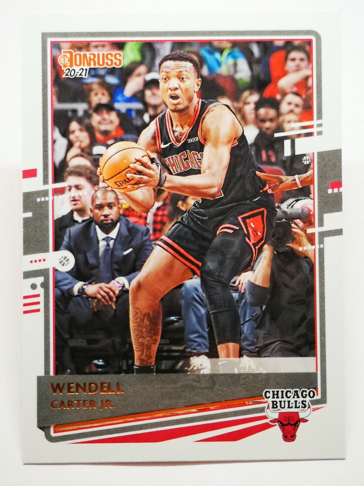 2020-21 Panini Donruss N8 NBA Trading Card #183 Wendell Carter Jr. Chicago Bulls